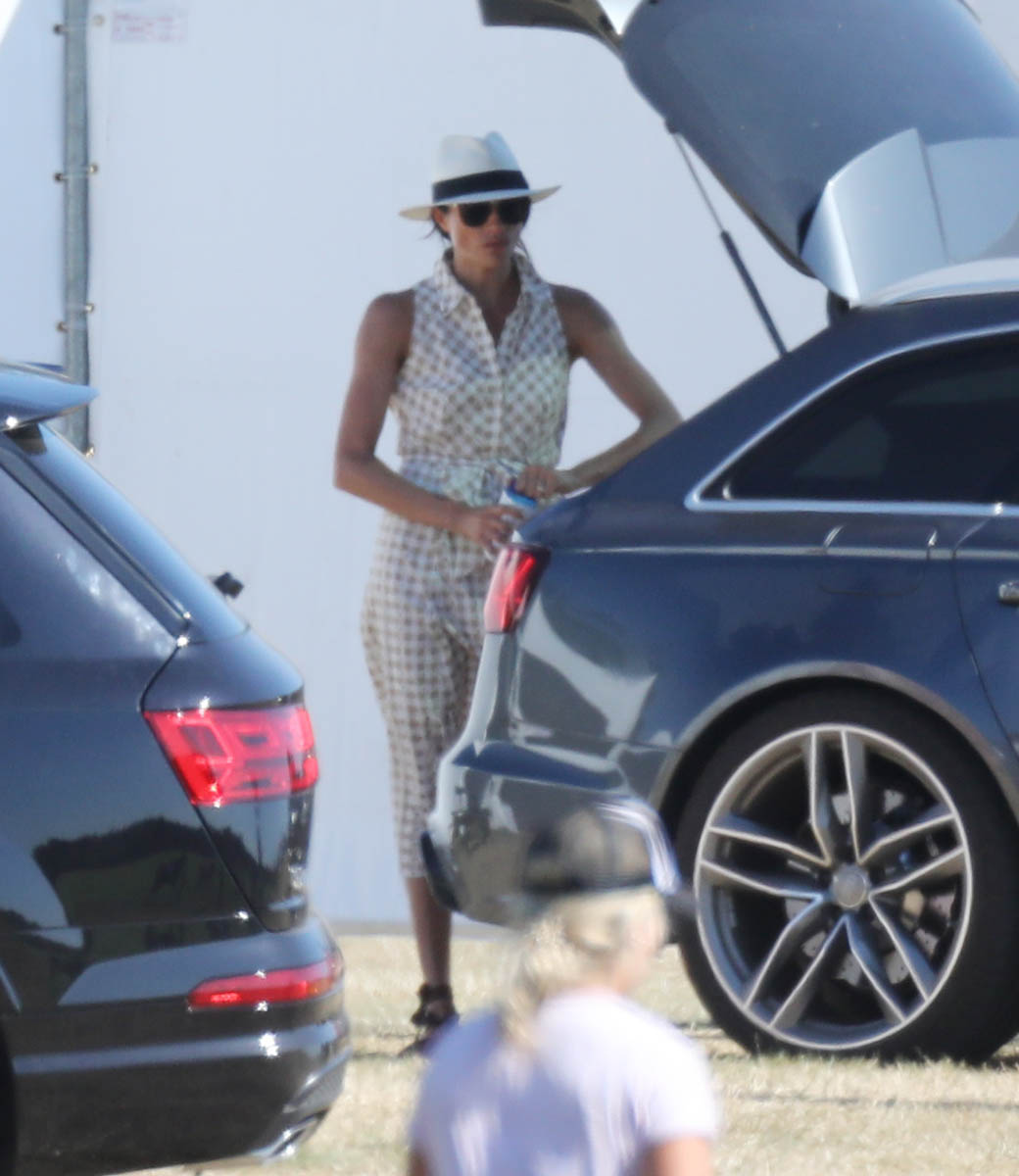 Meghan Markle and Serena Williams attend Prince Harry's Audi Polo Challenge1040 x 1200