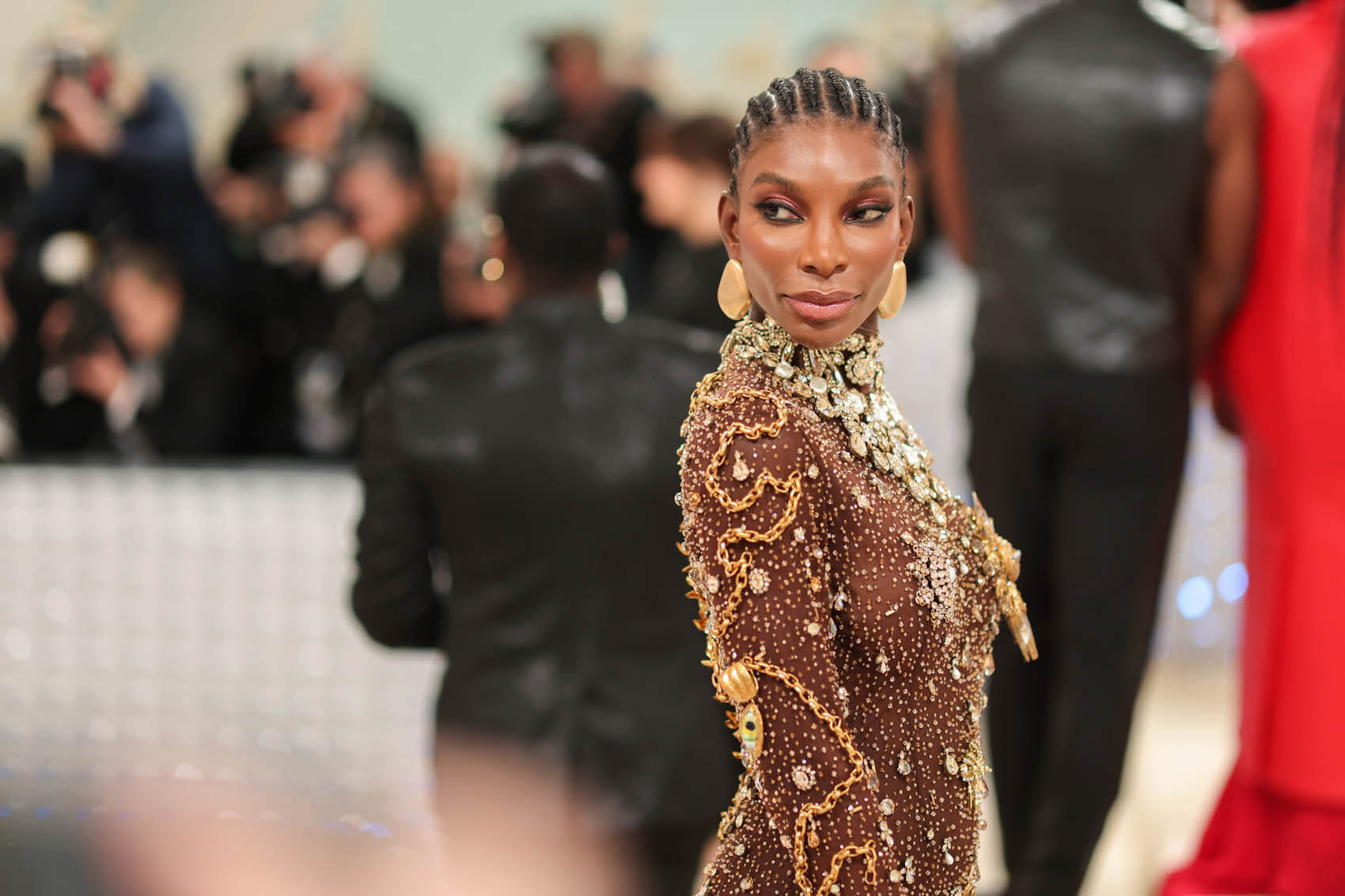 Michaela Coel was among few who tried something edgy on a 'safe' Met