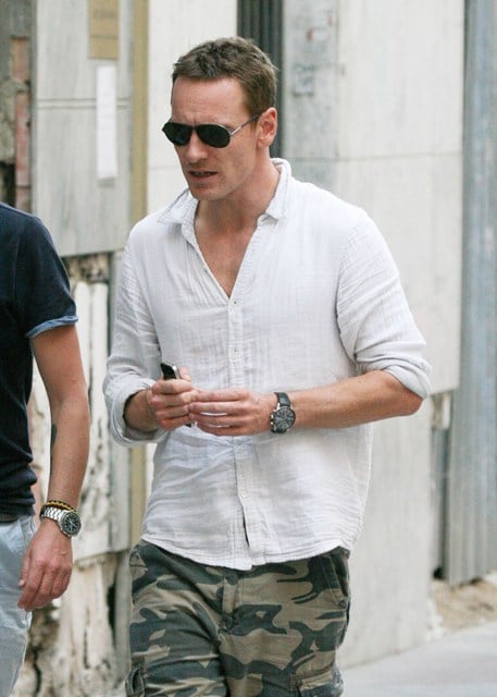 Michael Fassbender and Natalie Dormer in Spain for The Counselor