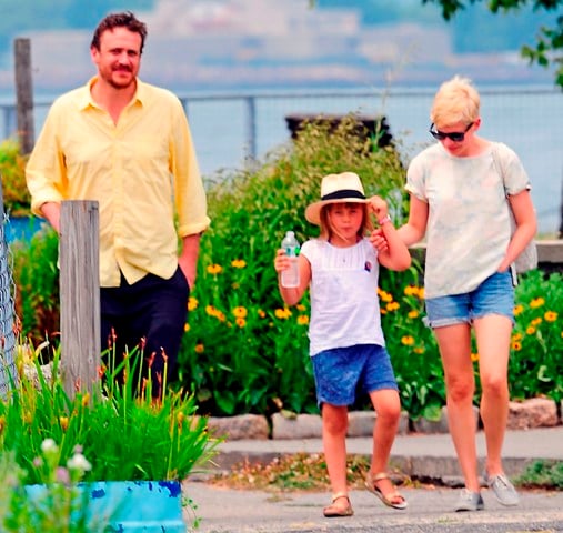 Michelle Williams and Jason Segel's family weekend in New York with Matilda