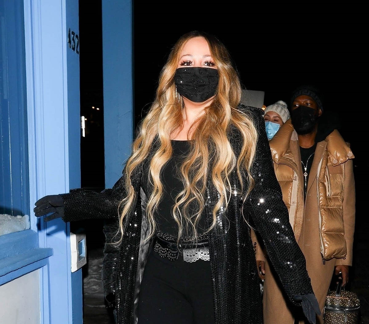 Mariah Carey Laces Into Combat Boots With Bryan Tanaka in Aspen