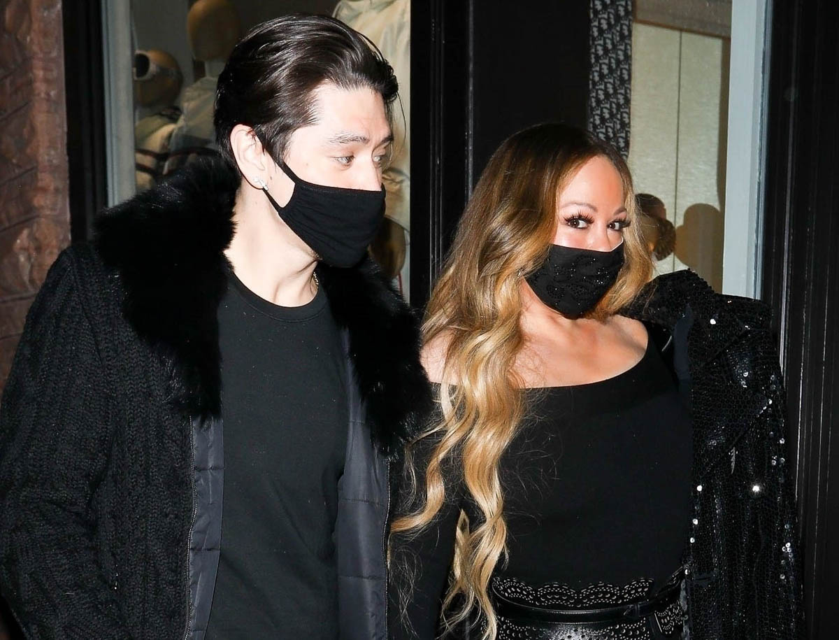 Mariah Carey Laces Into Combat Boots With Bryan Tanaka in Aspen