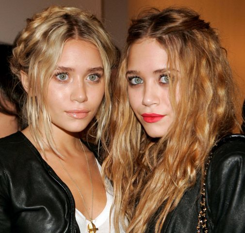 Mary Kate and Ashley Olsen have prunes behind their smiles