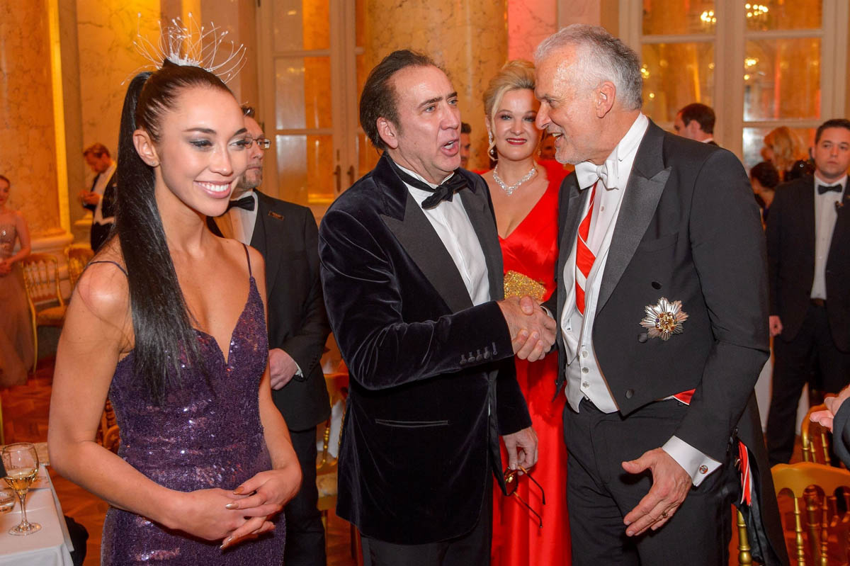 Nicolas Cage at the Lawyers’ Ball in Vienna and Intro for March 4, 2019
