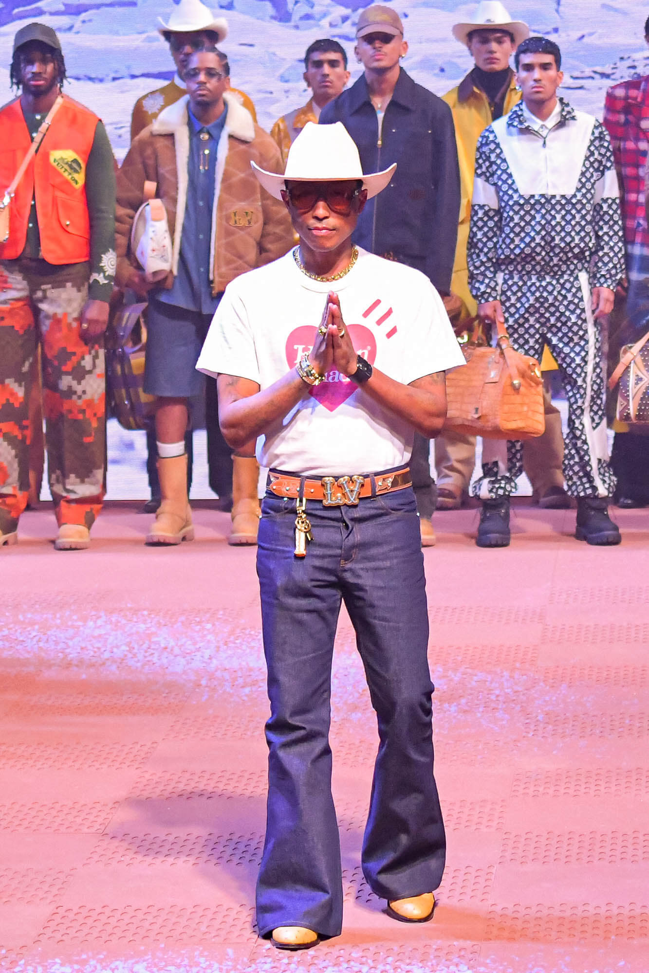 Pharrell’s third show for LV is normalising men's handbags and we need ...