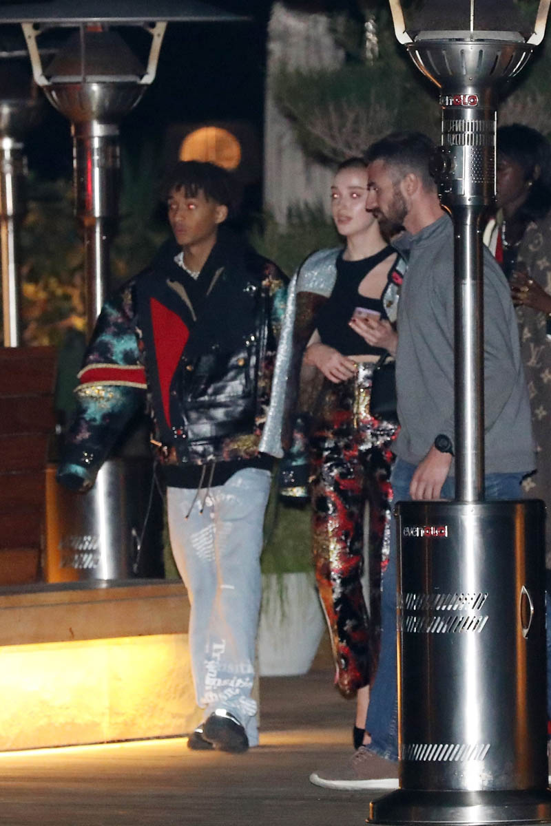 Phoebe Dynevor & Jaden Smith Hang Out After Louis Vuitton Party – Hollywood  Life