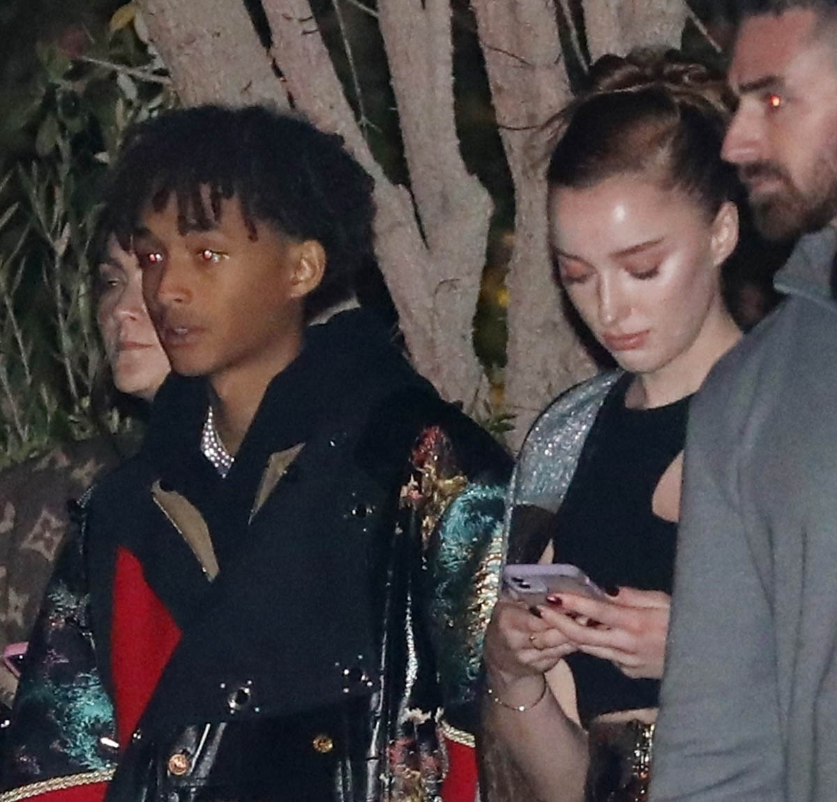 Phoebe Dynevor & Jaden Smith Hang Out After Louis Vuitton Party – Hollywood  Life