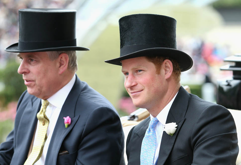 Prince Harry in a top hat at Day 1 of Royal Ascot with the Queen|Lainey ...