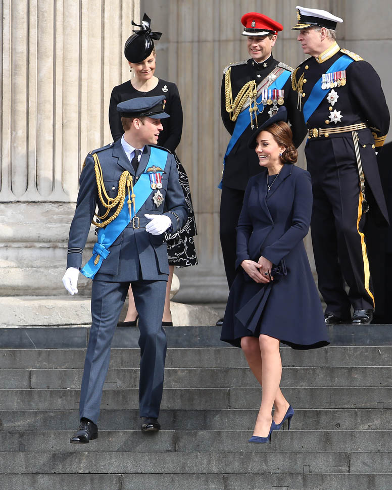 The Royal Family attends Service of Commemoration for troops stationed ...