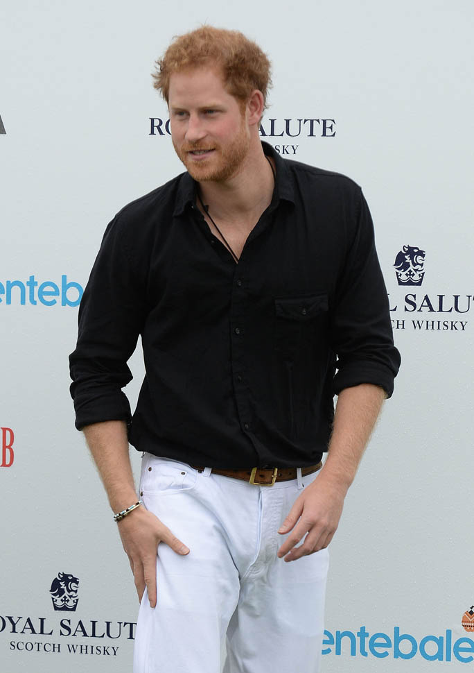 Prince Harry is wet and dirty at Sentebale Royal Salute Polo Cup in ...