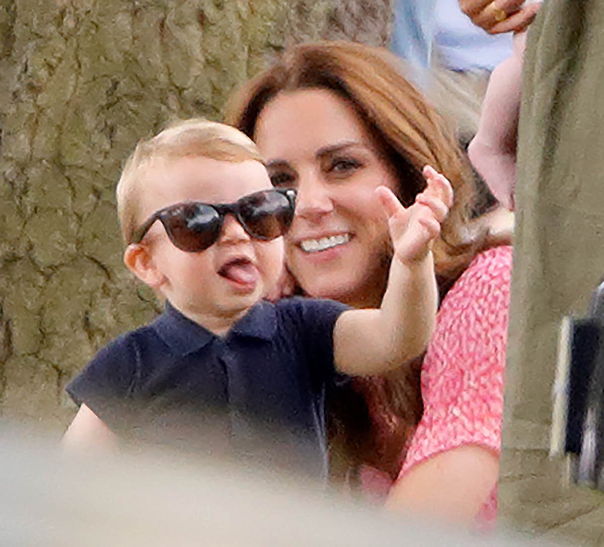 Prince Louis in Kate's sunglasses at the polo match and ...