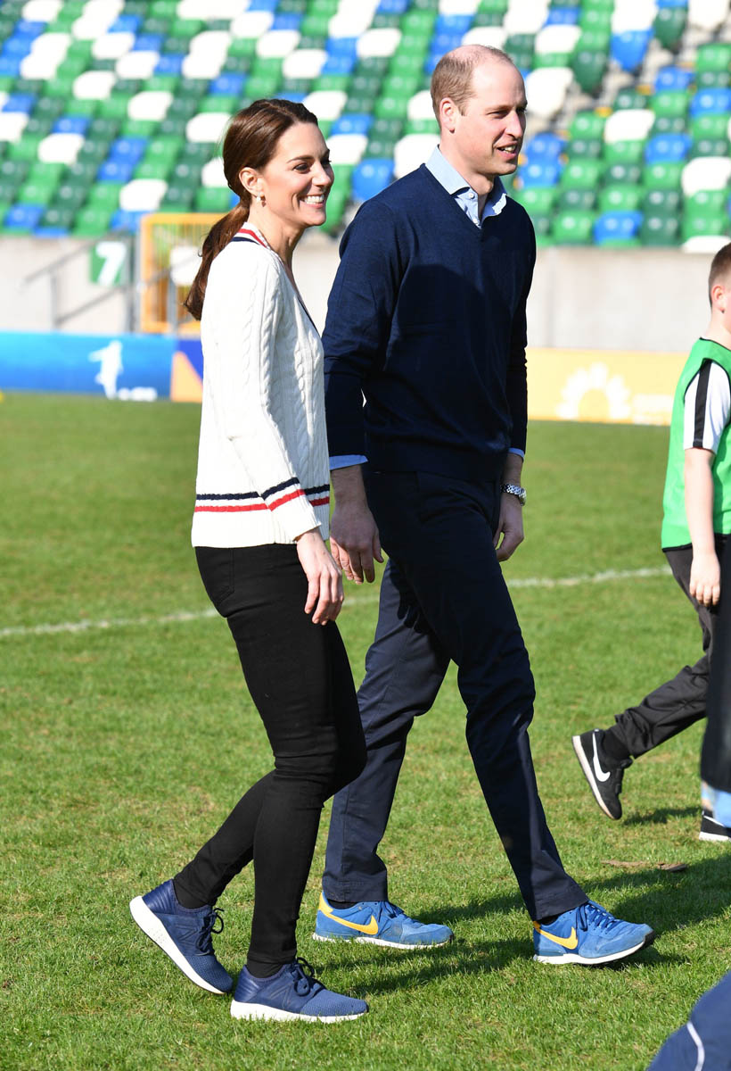 Prince William And Catherine Get Sporty In Belfast