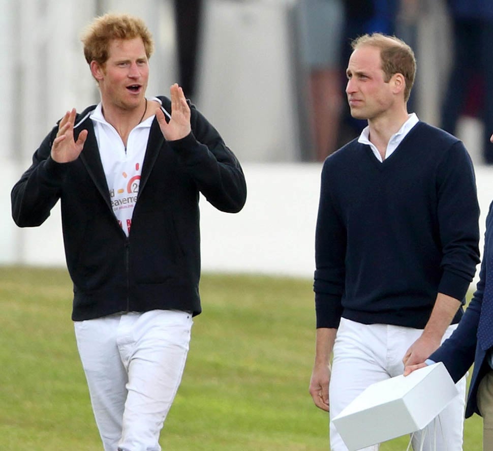 Prince Harry and Prince William at Audi Polo Challenge in Ascot|Lainey ...