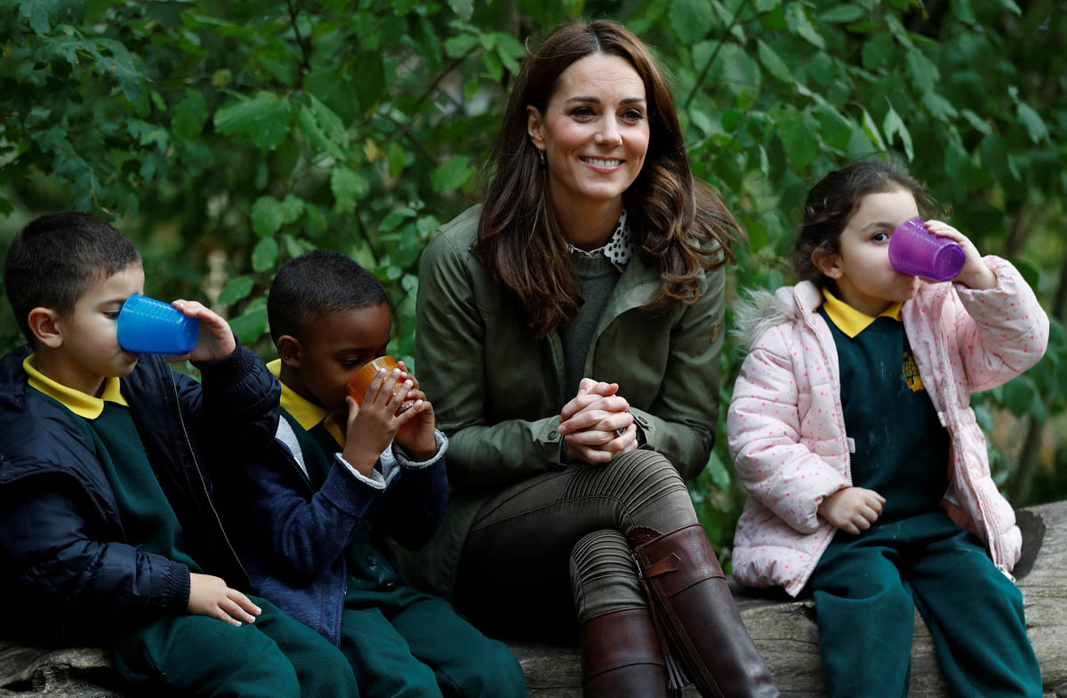Princess Kate returns from maternity leave to visit visit to Sayers ...