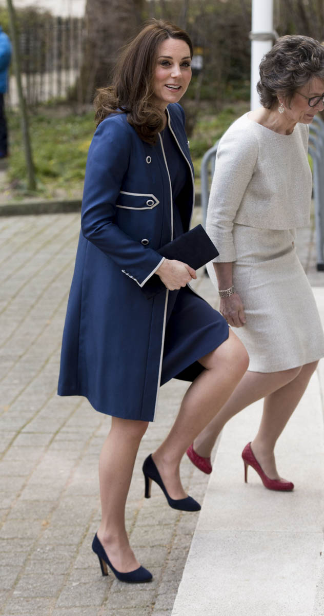 Princess Kate Giggles During Visit To Royal College Of Obstetricians And Gynaecologists In London