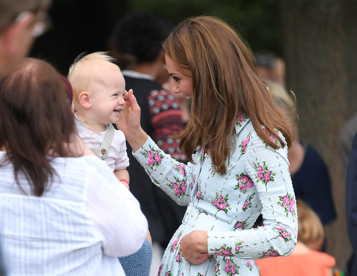 Princess Kate in floral Emilia Wickstead dress at the “Back to Nature ...