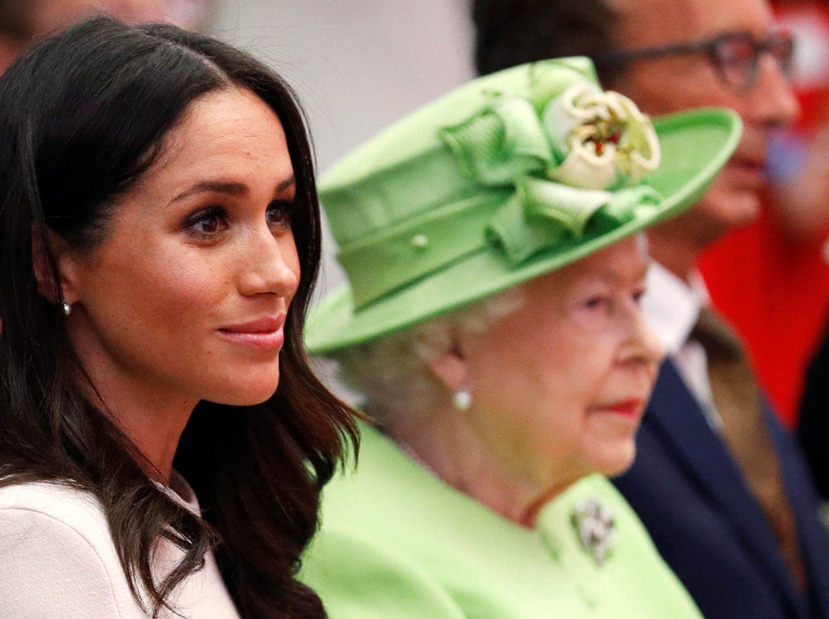 Meghan Markle's day with the Queen was full of smiles