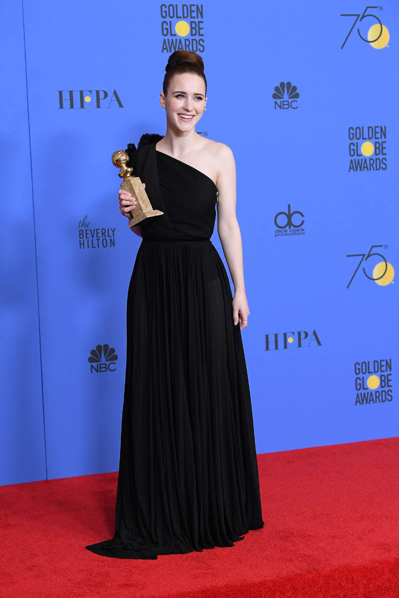 Rachel Brosnahan wins 2018 Golden Globe for Best Comedy Actress