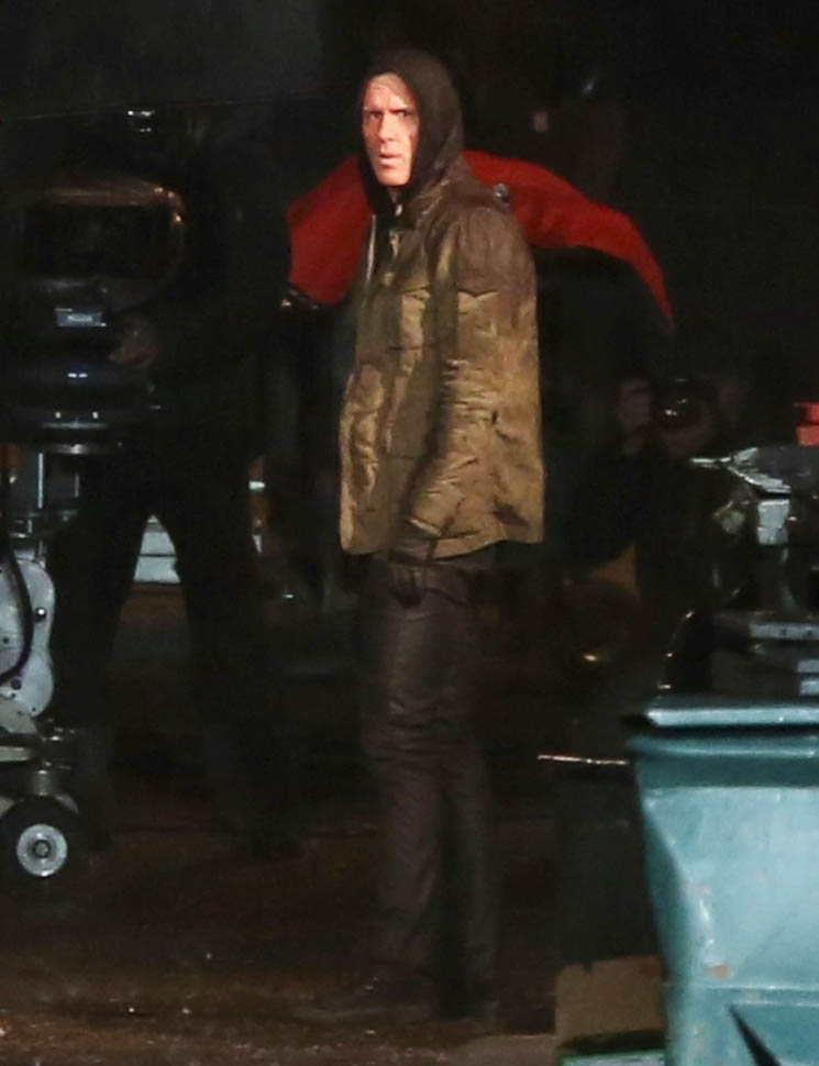 Ryan Reynolds and Ed Skrein on the set of Deadpool in Vancouver|Lainey ...