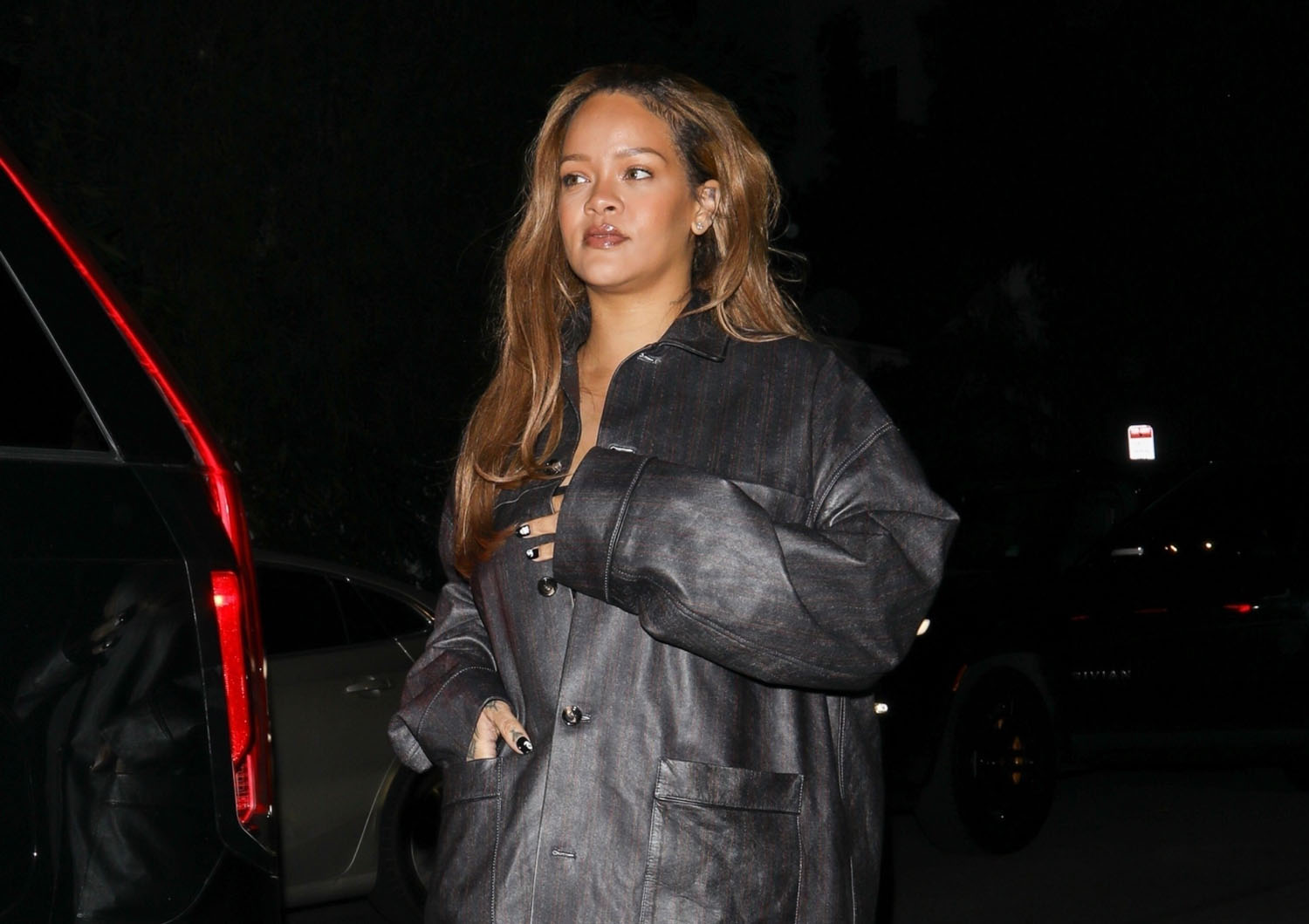 Rihanna takes herself on a dinner date to San Vicente Bungalows after a ...