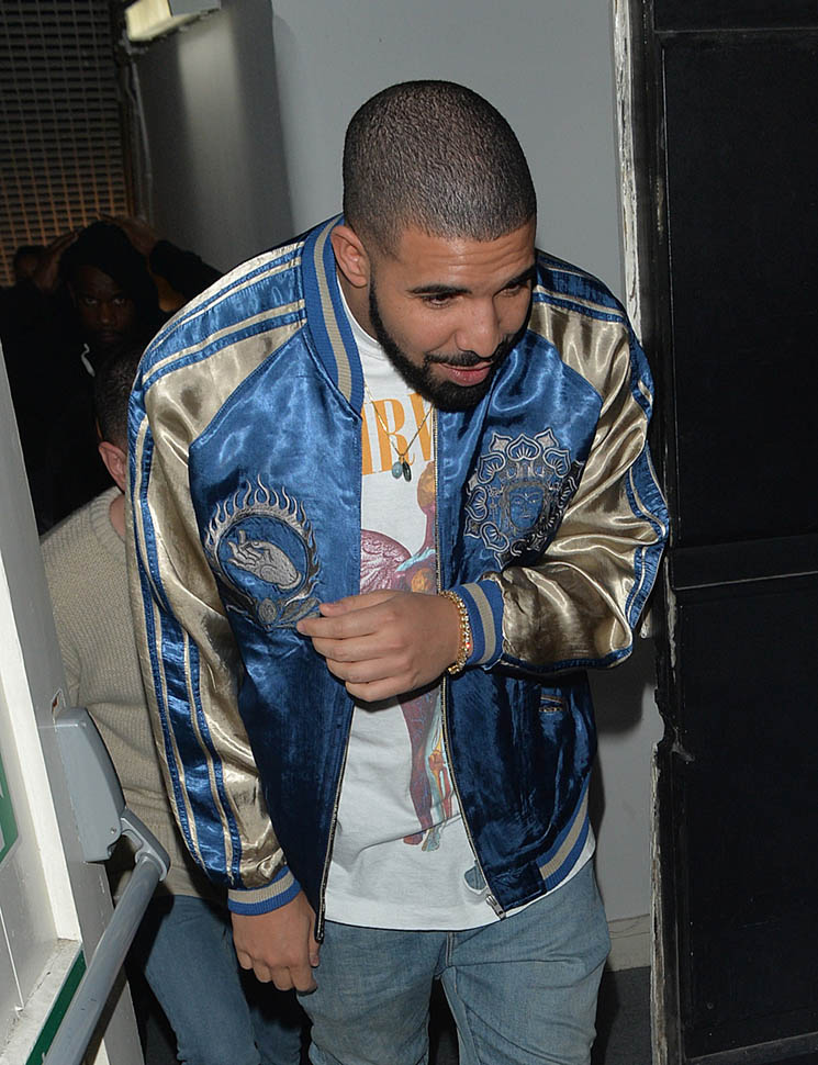Rihanna and Drake celebrate release of Work video at Libertine Club in ...