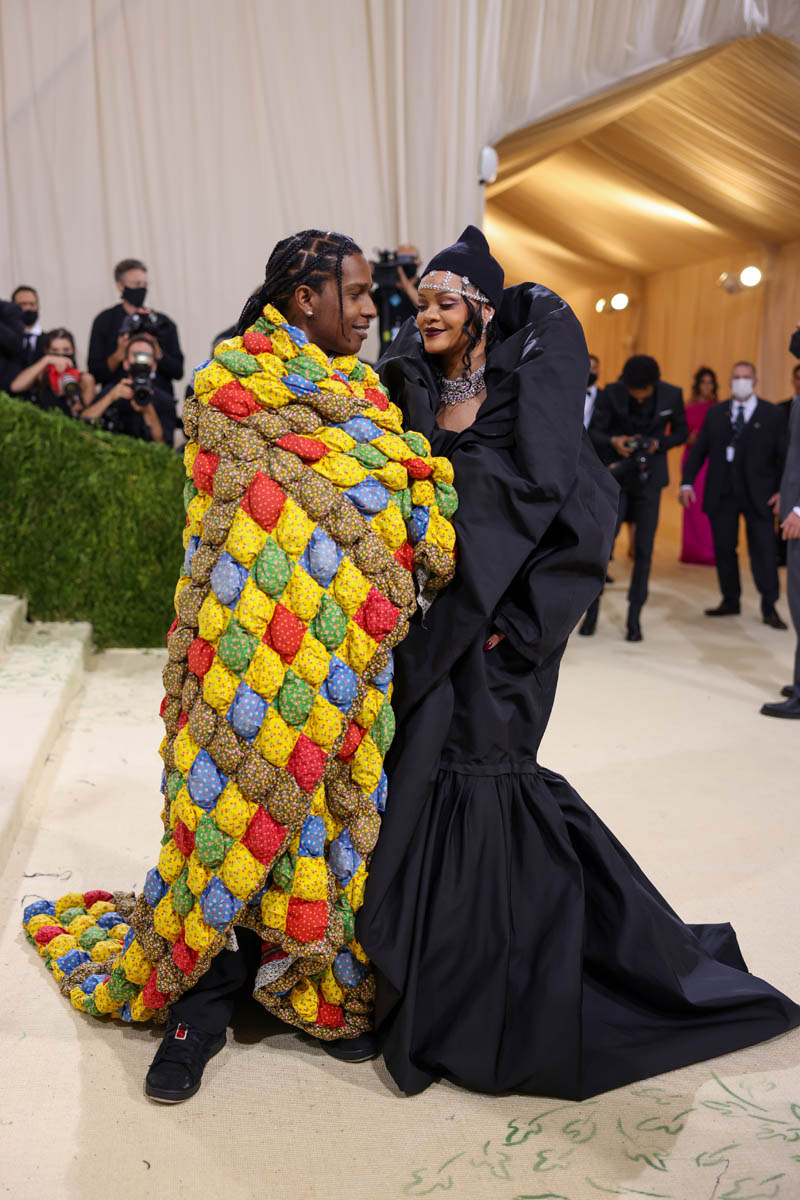 New York, USA. May 1st, 2023. Rihanna and ASAP Rocky arriving at The Met  Gala 2023, The Metropolitan Museum of Art, New York. This years theme is  Karl Stock Photo - Alamy