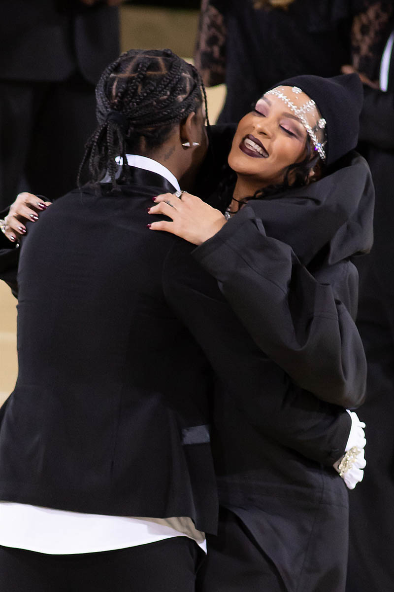 New York, USA. May 1st, 2023. Rihanna and ASAP Rocky arriving at The Met  Gala 2023, The Metropolitan Museum of Art, New York. This years theme is  Karl Stock Photo - Alamy