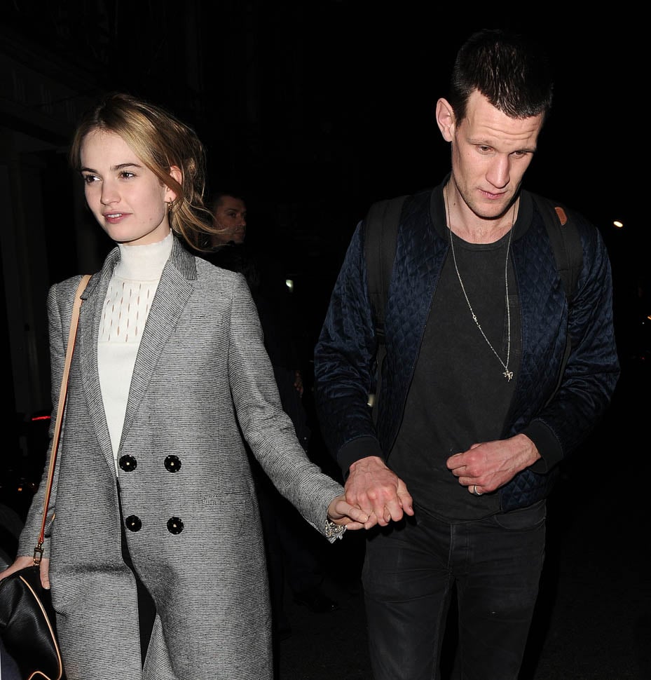 Ryan Gosling out at Arts Club in London with Matt Smith and Lily James ...