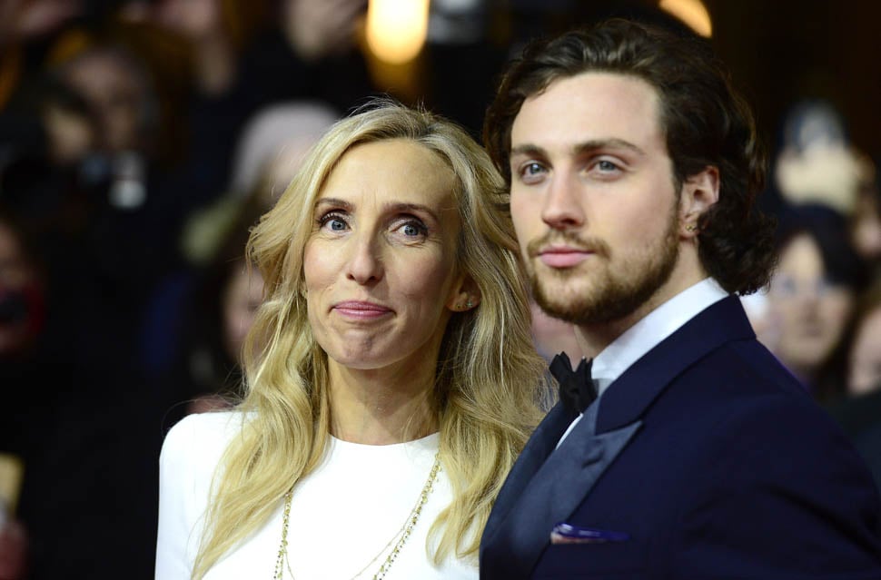Sam and Aaron Taylor-Johnson at Fifty Shades of Grey Berlin premiere ...