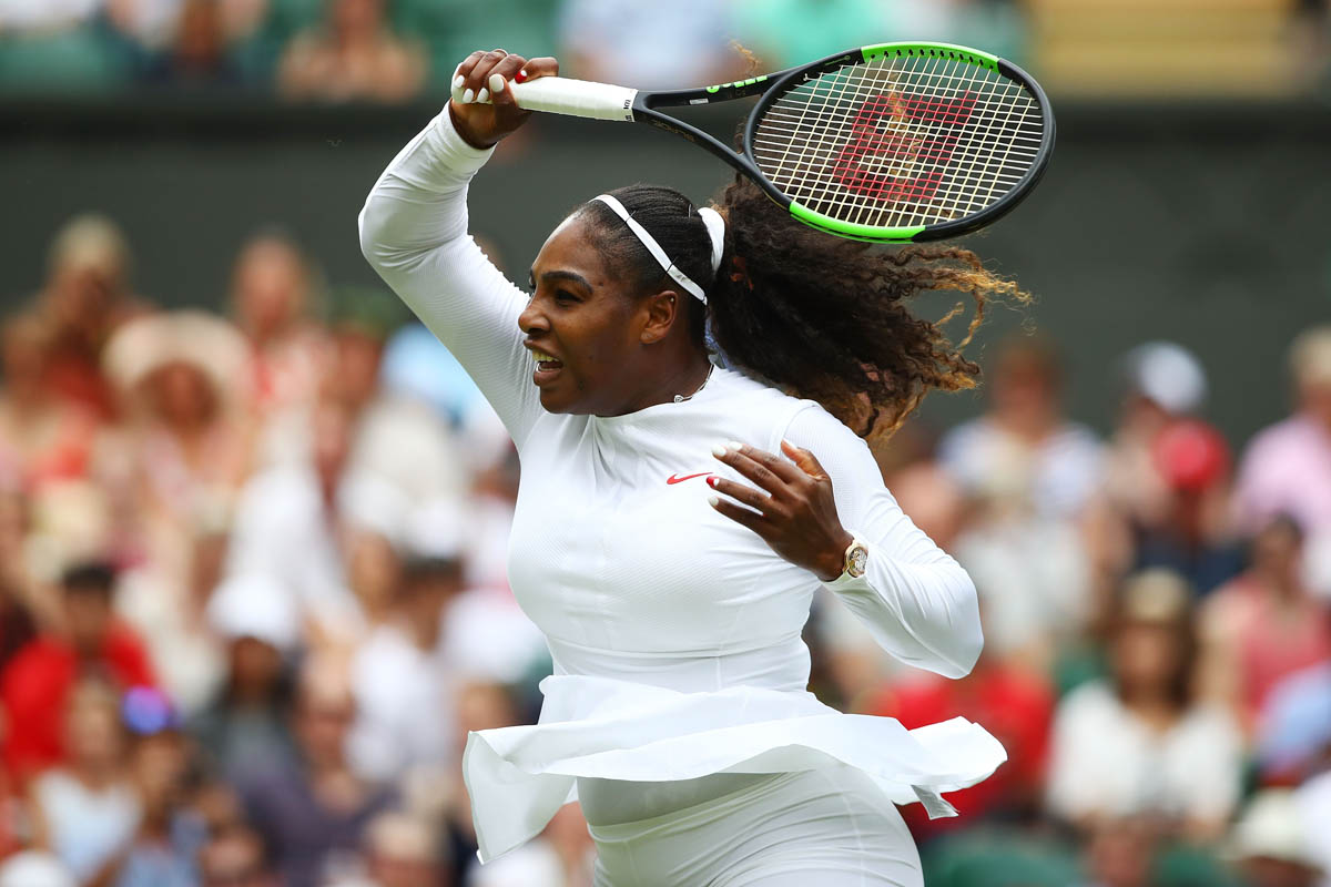 Serena Williams wins second round match at Wimbledon and Intro for July 5, 20181200 x 800