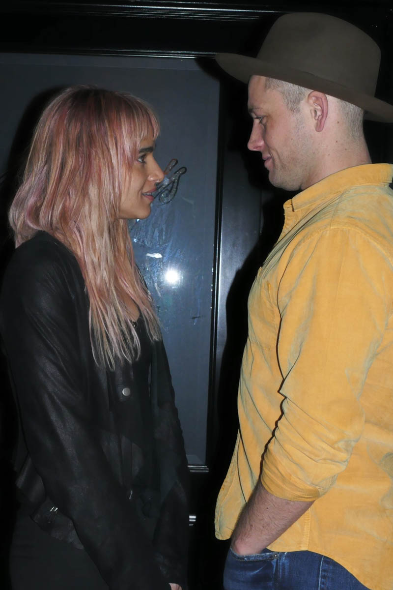 Taron Egerton and Sofia Boutella have dinner together in LA