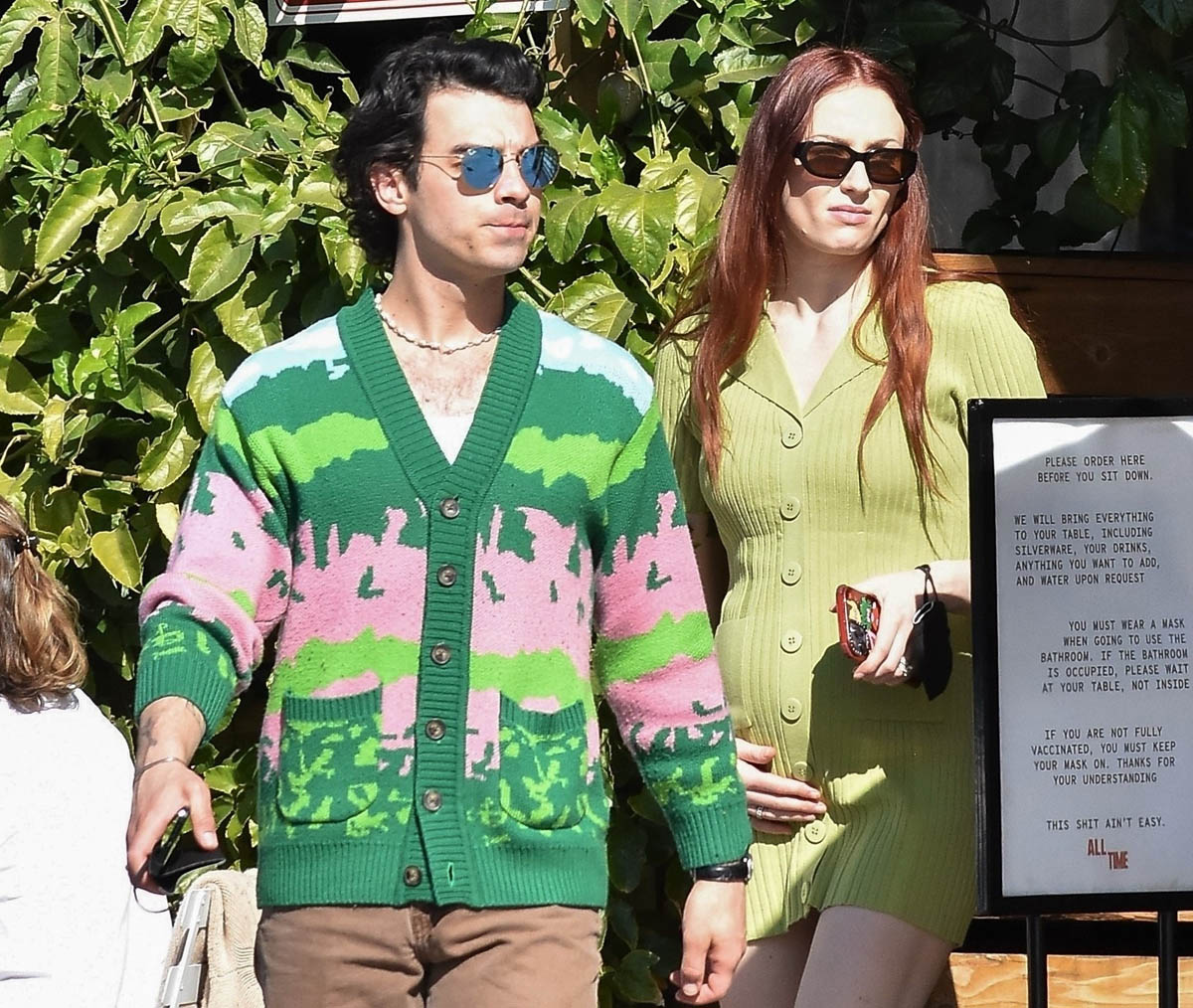 Sophie Turner & Joe Jonas Go for a Walk Amid Pandemic in LA: Photo 1293571, Joe Jonas, Pregnant Celebrities, Sophie Turner Pictures