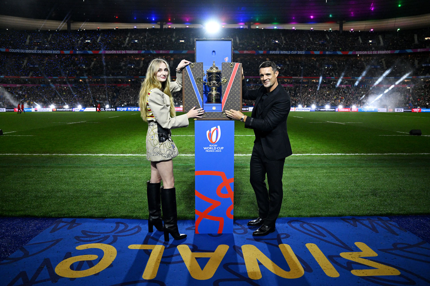 Sophie Turner and Dan Carter are in the house for the 2023