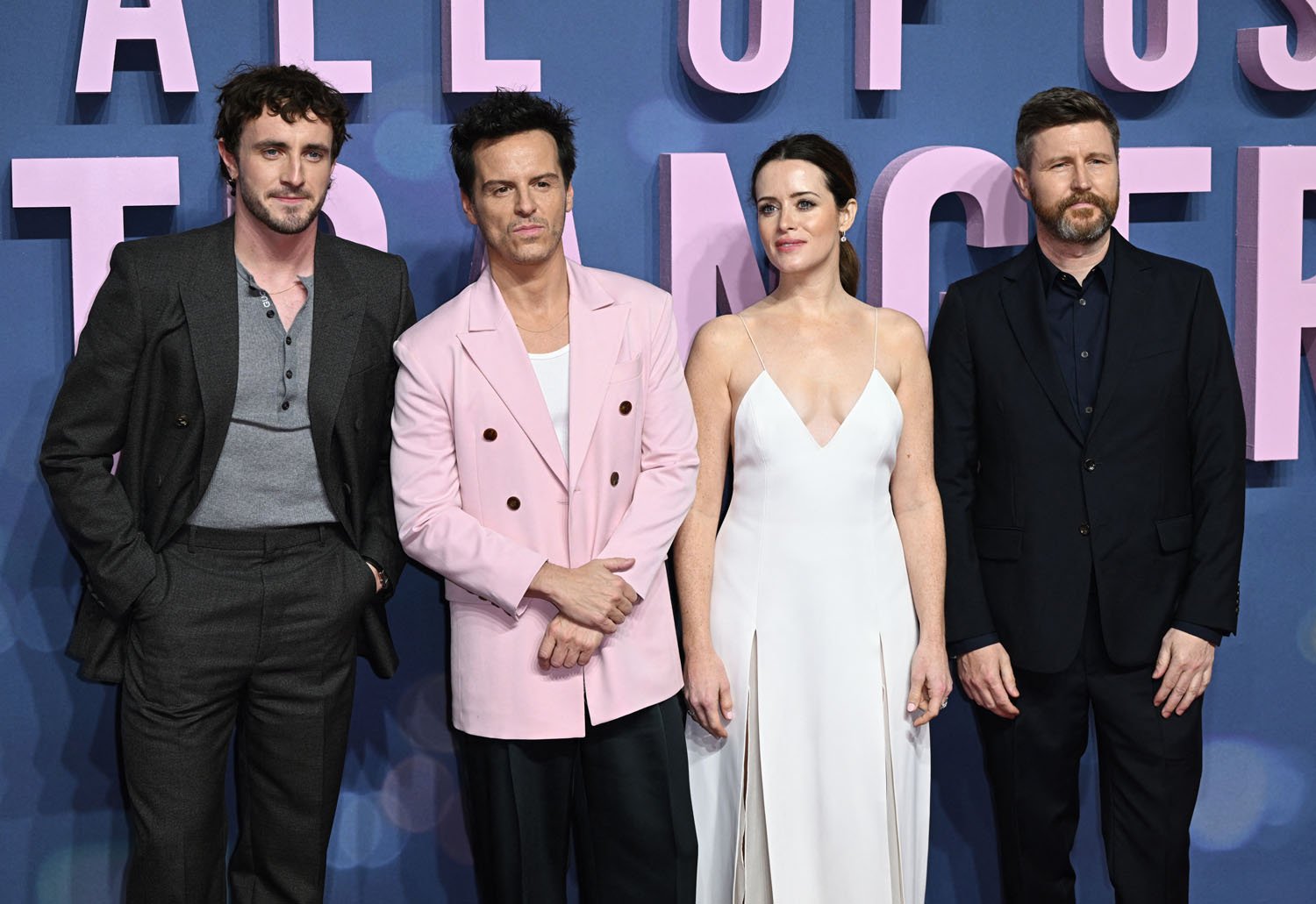 The cast of All Of Us Strangers, Claire Foy, Andrew Scott, and Paul ...