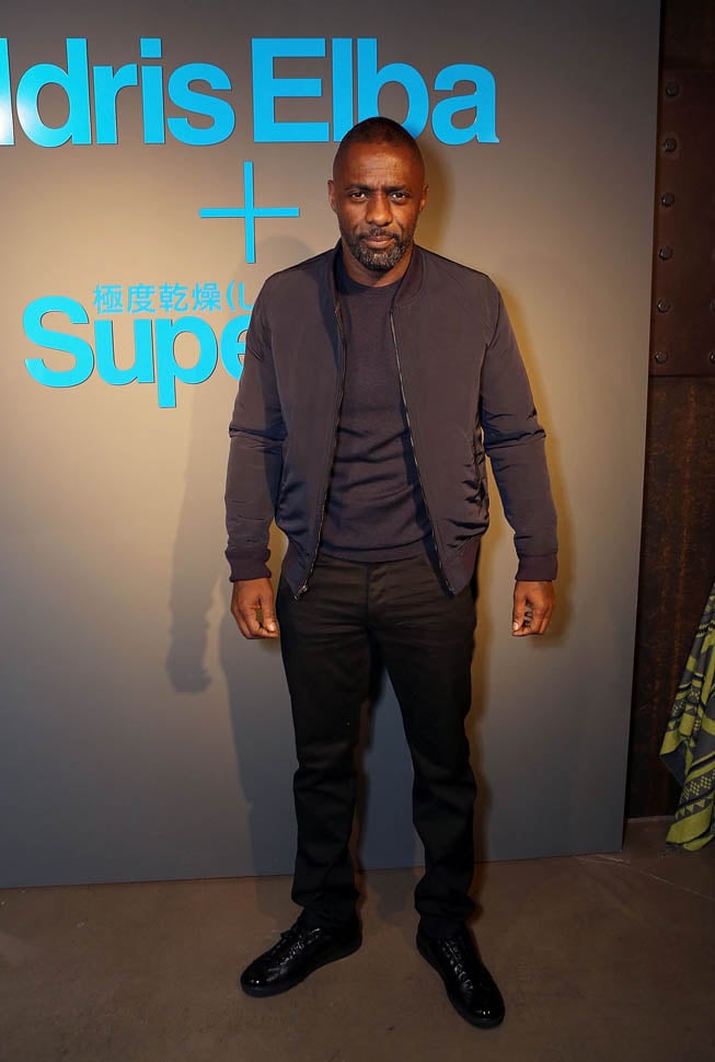 markt walvis Te voet Idris Elba continues to promote his clothing line at Superdry stores in  London|Lainey Gossip Entertainment Update