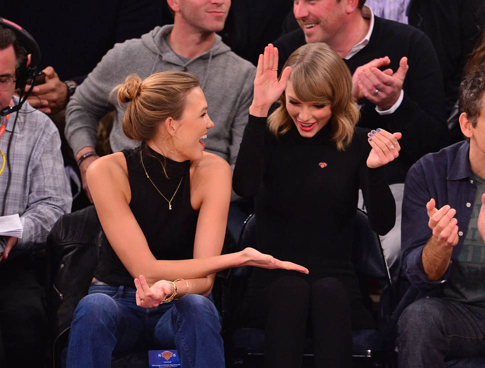 Taylor Swift And Karlie Kloss Best Friends At The Knicks Gamelainey
