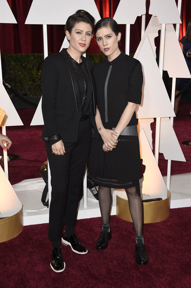Tegan and Sara perform with Lonely Island at the Oscars 2015|Lainey ...