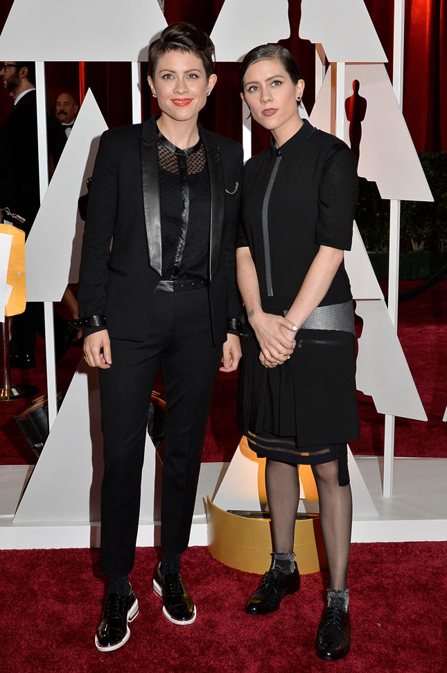 Tegan and Sara perform with Lonely Island at the Oscars 2015|Lainey ...