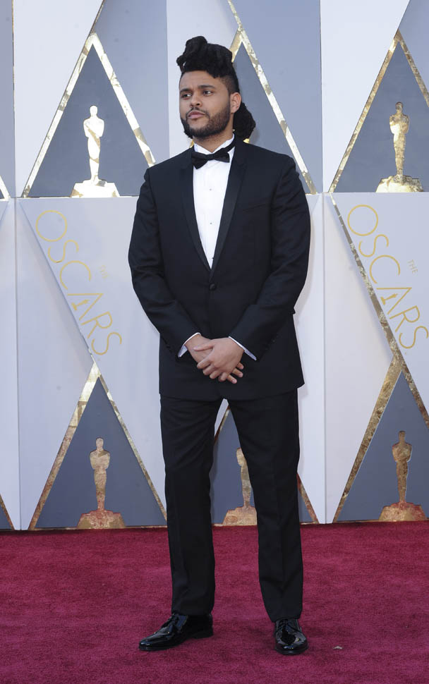 The Weeknd Academy Awards Nominee Luncheon February 8, 2016 – Star Style Man