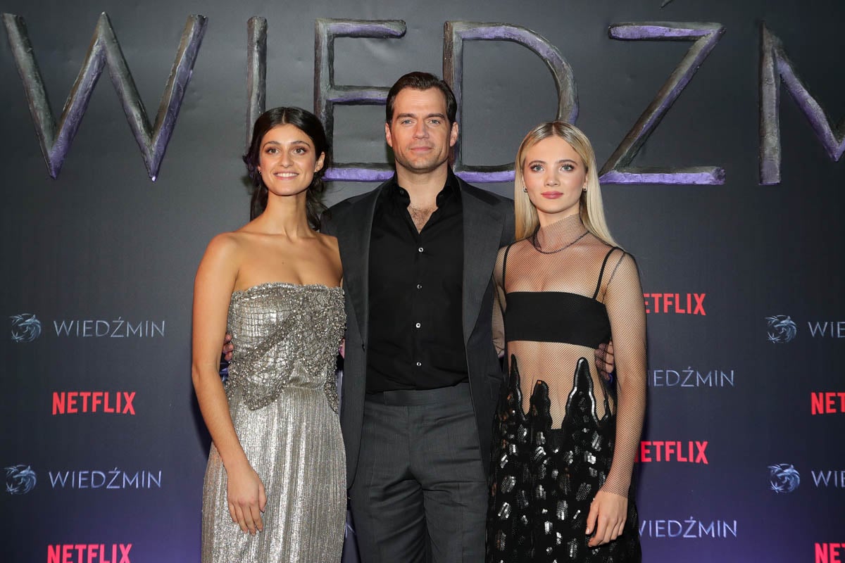 The Witcher cast - Henry Cavill, Myanna Buring, Freya Allan and Anya  Chalotra in the Netflix drama