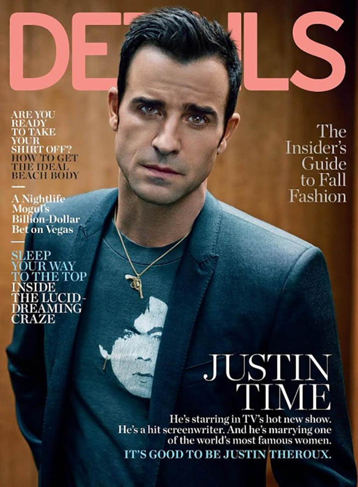 Justin Theroux covers DETAILS|Lainey Gossip Entertainment Update