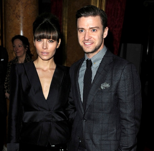 Justin Timberlake and wife Jessica Biel at Tom Ford show in London|Lainey  Gossip Entertainment Update