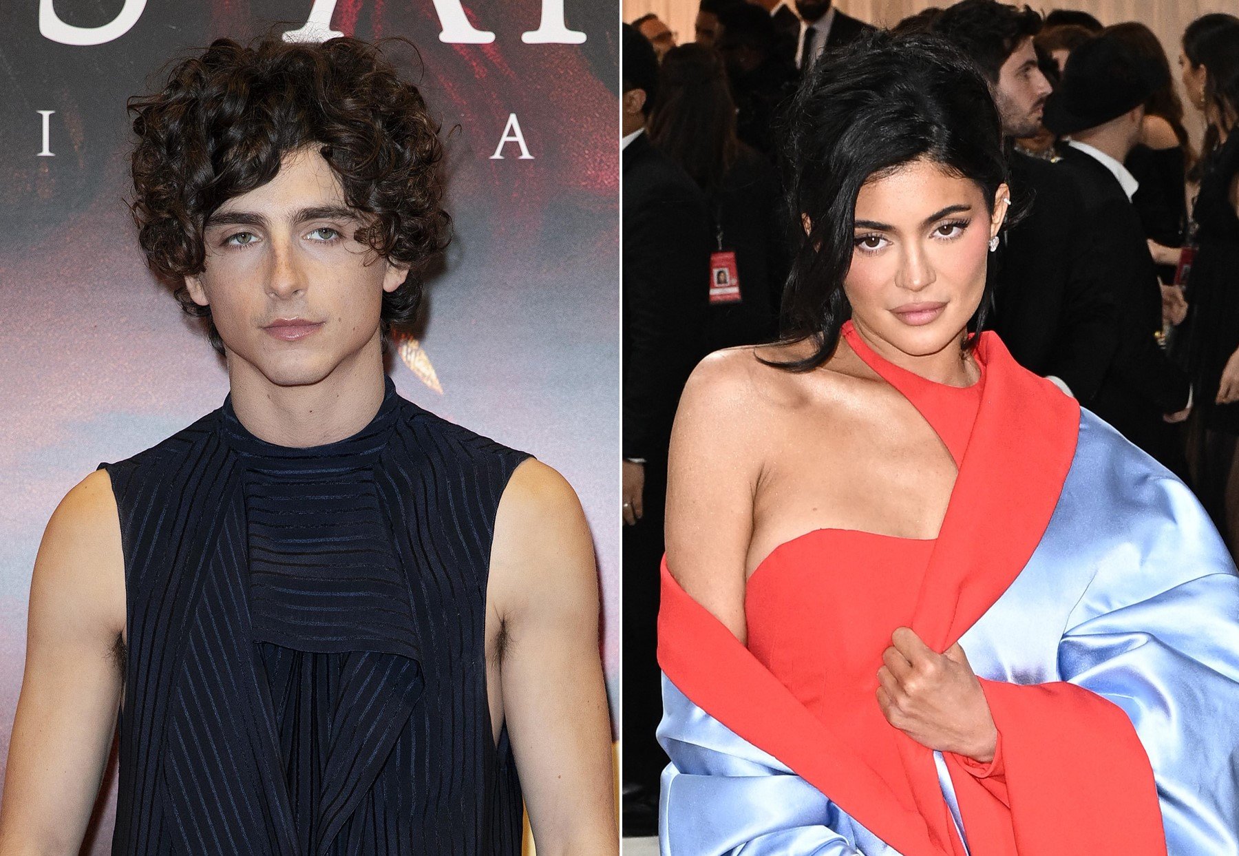 Page Six gives us a look at first photos of Timothée Chalamet and Kylie