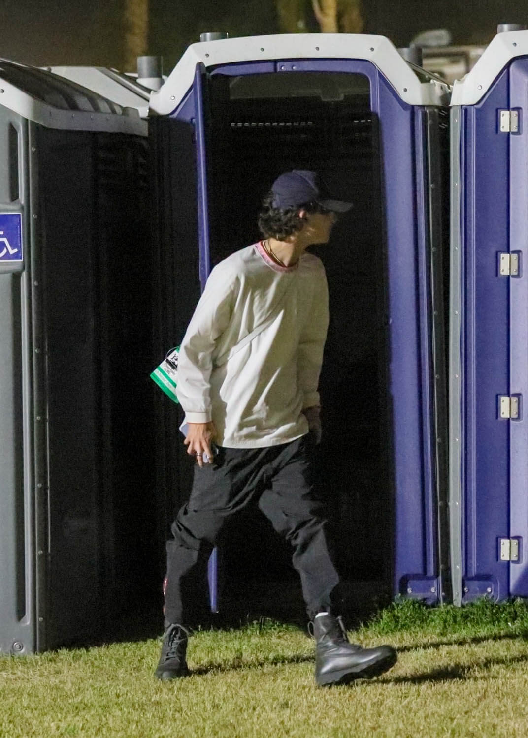 Timothee Chalamet In Baseball Hat & Sneakers At Cannes