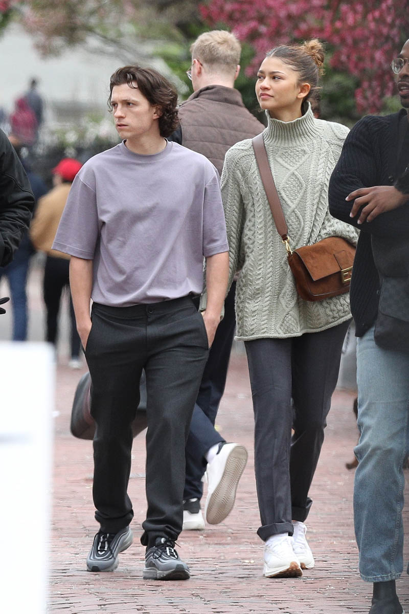 Zendaya and Tom Holland Hold Hands During Boston Shopping Date