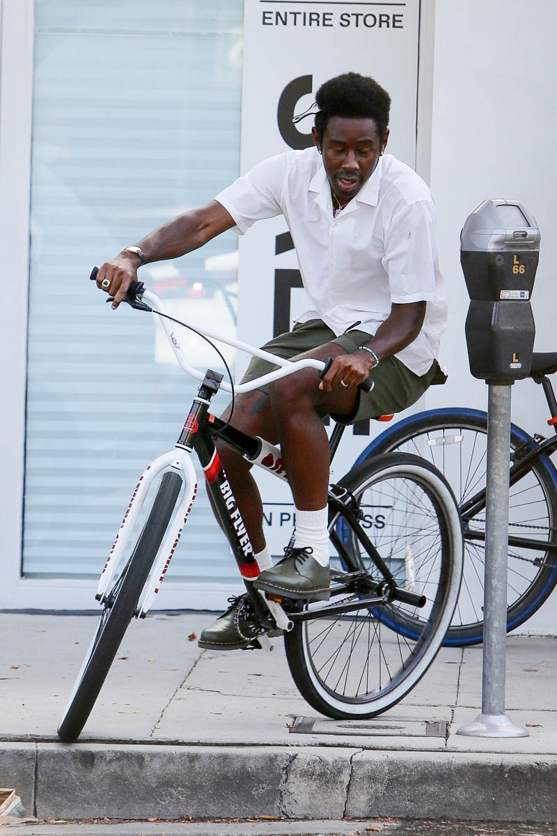 Frank Ocean & Tyler the Creator Go For a Bike Ride Together