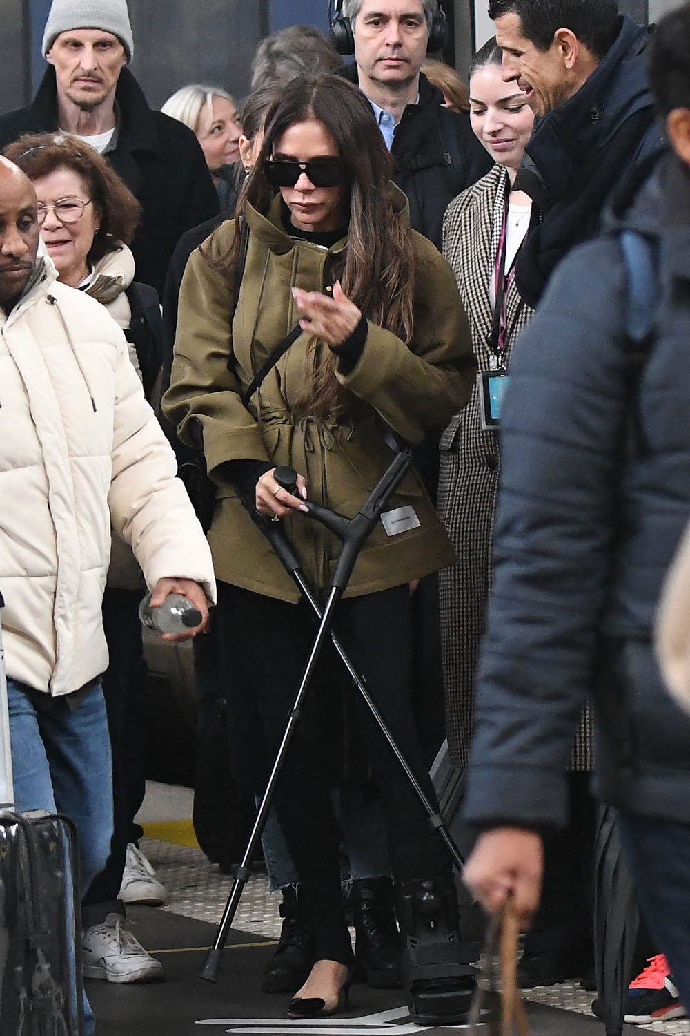 Victoria Beckham Ditches Heels for Unexpected Shoe While Out in Paris