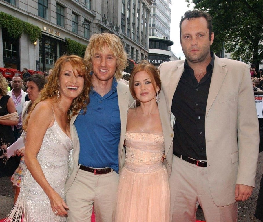 Vince Vaughn Owen Wilson Isla Fisher And Rachel McAdams Are 