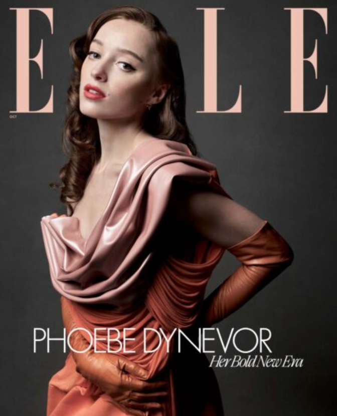 Nepo 宝宝 Phoebe Dynevor 登上《Elle》和《What Else》杂志 2023 年 9 月 29 日封面