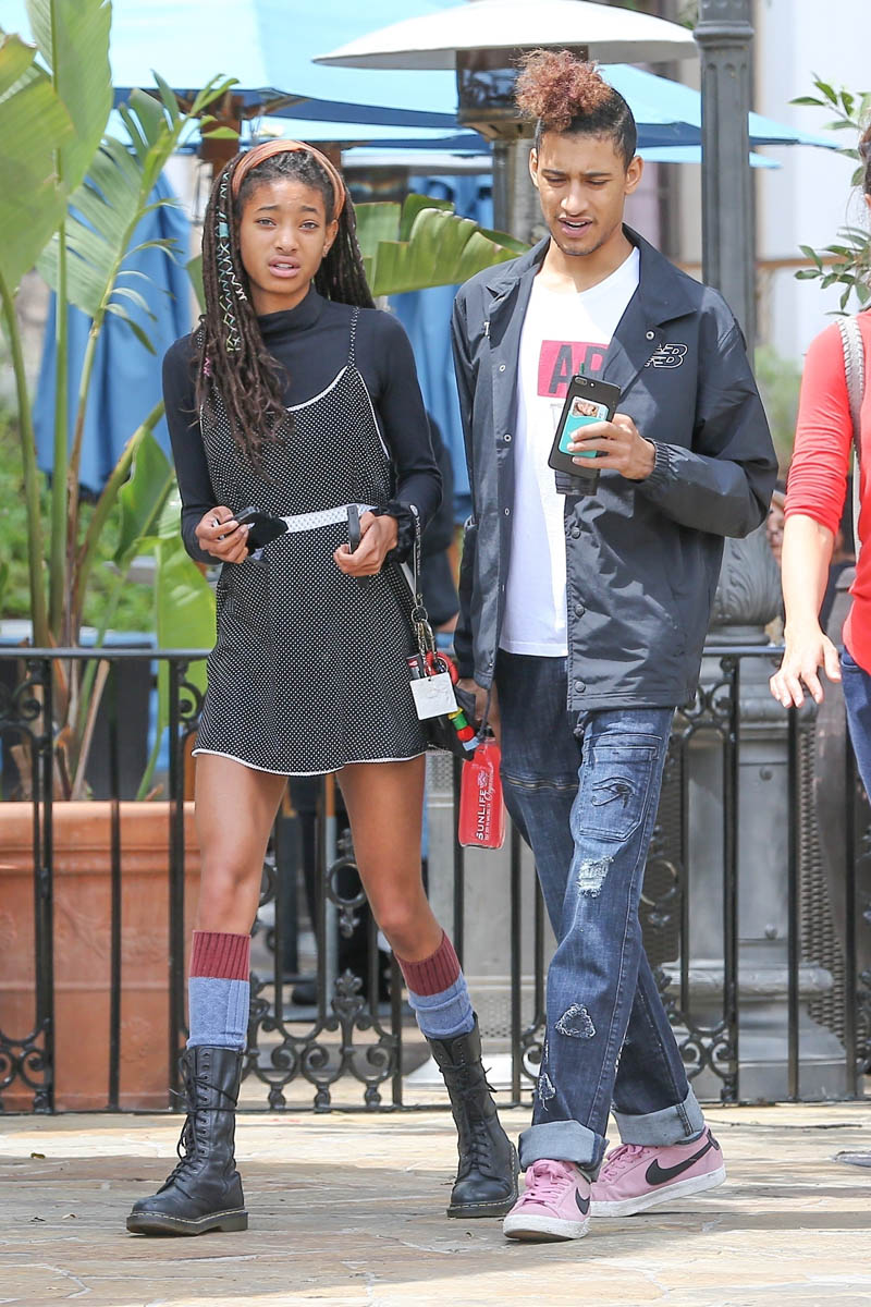 Willow Smith in LA with boyfriend Tyler Cole